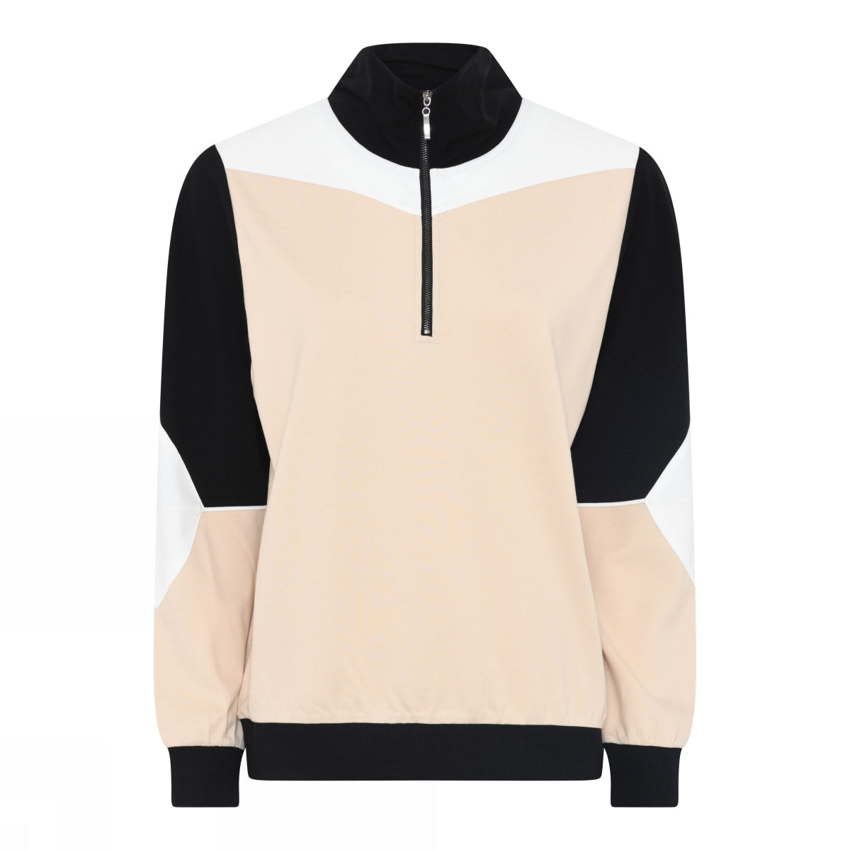 Multicolor Biker Zip-up Jumper