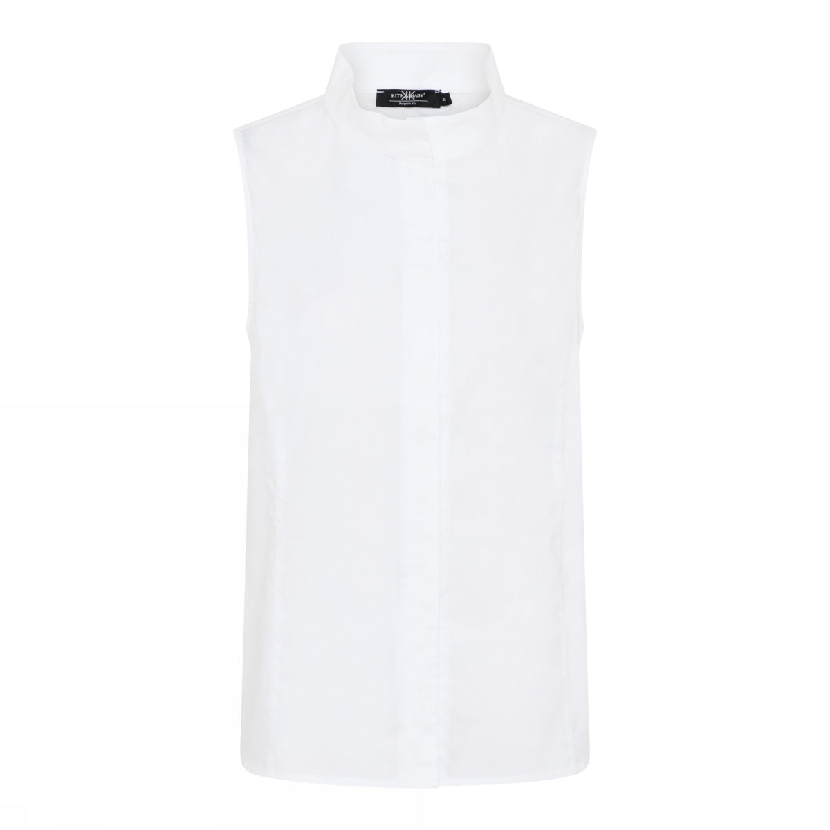 White Sleeveless Shirt