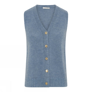Simonsen Waistcoat_ Birgit, Blue Melange