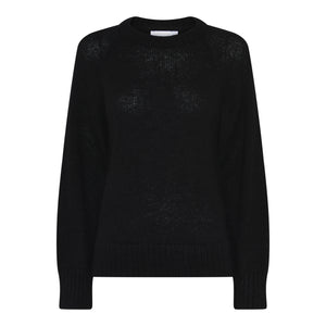 Simonsen Pullover O-neck_ Birgit, Black