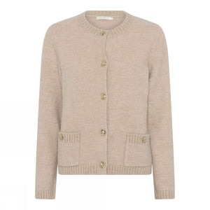 Simonsen Cardigan _ Bodille, Camel Melange